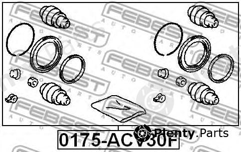  FEBEST part 0175-ACV30F (0175ACV30F) Repair Kit, brake caliper