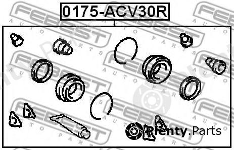 FEBEST part 0175-ACV30R (0175ACV30R) Repair Kit, brake caliper