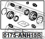  FEBEST part 0175-ANH15R (0175ANH15R) Repair Kit, brake caliper