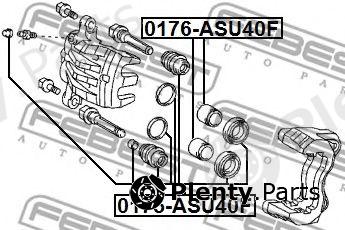  FEBEST part 0175-ASU40F (0175ASU40F) Repair Kit, brake caliper