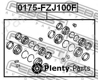  FEBEST part 0175-FZJ100F (0175FZJ100F) Repair Kit, brake caliper