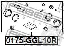 FEBEST part 0175-GGL10R (0175GGL10R) Repair Kit, brake caliper