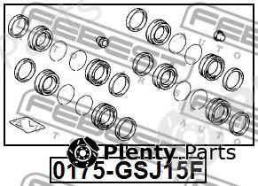  FEBEST part 0175-GSJ15F (0175GSJ15F) Repair Kit, brake caliper
