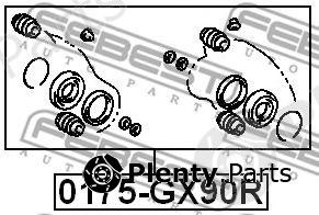  FEBEST part 0175-GX90R (0175GX90R) Repair Kit, brake caliper