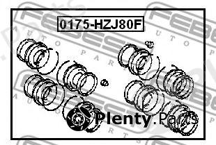  FEBEST part 0175HZJ80F Repair Kit, brake caliper