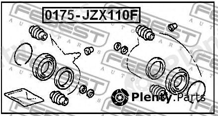  FEBEST part 0175-JZX110F (0175JZX110F) Repair Kit, brake caliper