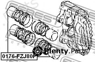  FEBEST part 0176FZJ80F Piston, brake caliper