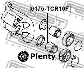  FEBEST part 0176TCR10F Piston, brake caliper