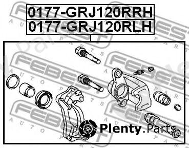  FEBEST part 0177-GRJ120RRH (0177GRJ120RRH) Brake Caliper