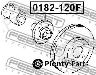  FEBEST part 0182120F Wheel Hub