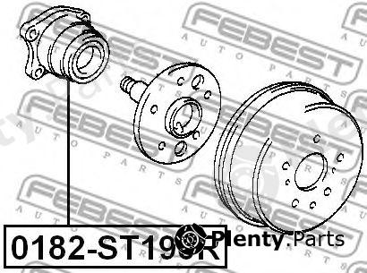  FEBEST part 0182-ST190R (0182ST190R) Wheel Hub