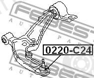  FEBEST part 0220-C24 (0220C24) Ball Joint