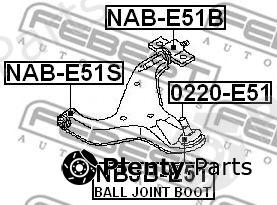  FEBEST part 0220E51 Ball Joint
