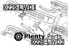  FEBEST part 0220LWD1 Ball Joint
