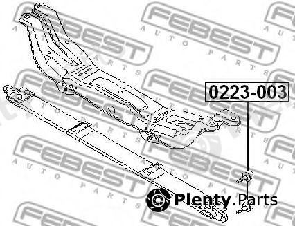  FEBEST part 0223-003 (0223003) Rod/Strut, stabiliser