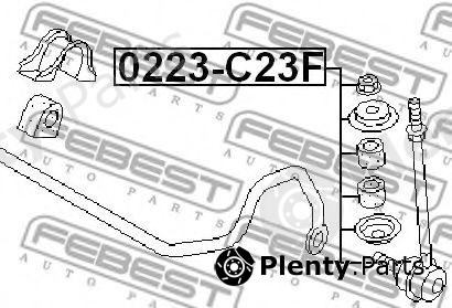  FEBEST part 0223C23F Rod/Strut, stabiliser