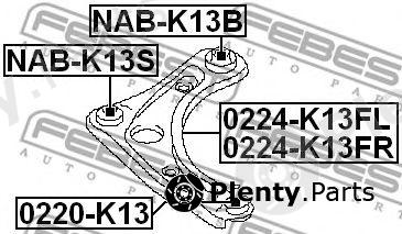  FEBEST part 0224-K13FR (0224K13FR) Track Control Arm