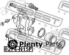  FEBEST part 0274N15F Guide Bolt, brake caliper