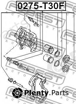  FEBEST part 0275T30F Repair Kit, brake caliper