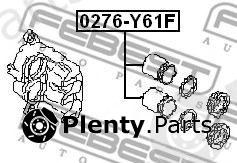  FEBEST part 0276Y61F Piston, brake caliper