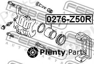  FEBEST part 0276-Z50R (0276Z50R) Piston, brake caliper
