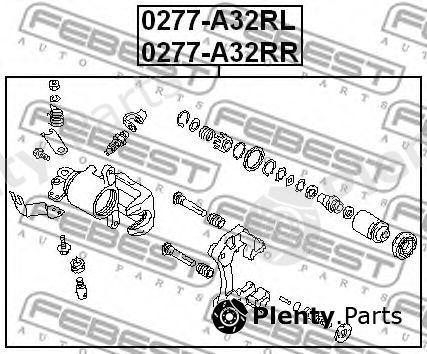  FEBEST part 0277A32RL Brake Caliper