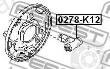  FEBEST part 0278K12 Wheel Brake Cylinder