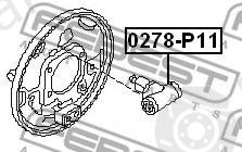  FEBEST part 0278P11 Wheel Brake Cylinder