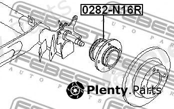  FEBEST part 0282N16R Wheel Hub