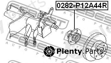  FEBEST part 0282-P12A44R (0282P12A44R) Wheel Hub