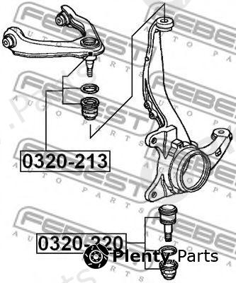 FEBEST part 0320213 Ball Joint