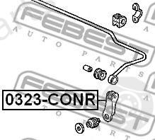  FEBEST part 0323CONR Rod/Strut, stabiliser