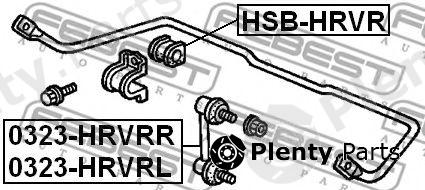 FEBEST part 0323HRVRL Rod/Strut, stabiliser