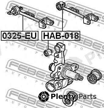  FEBEST part 0325EU Track Control Arm