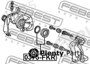  FEBEST part 0375-FKR (0375FKR) Repair Kit, brake caliper