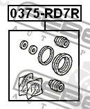  FEBEST part 0375-RD7R (0375RD7R) Repair Kit, brake caliper