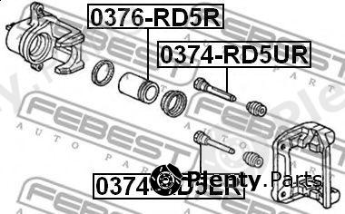 FEBEST part 0376RD5R Piston, brake caliper