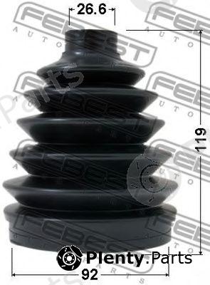  FEBEST part 0417P-V75 (0417PV75) Bellow, driveshaft