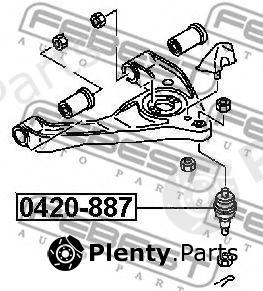  FEBEST part 0420887 Ball Joint