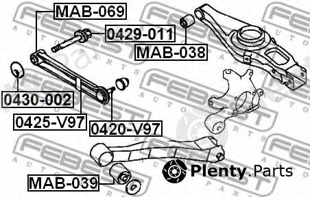  FEBEST part 0420V97 Ball Joint