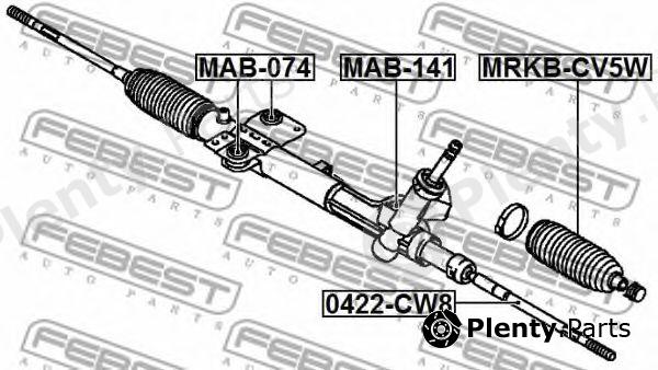  FEBEST part 0422CW8 Tie Rod Axle Joint