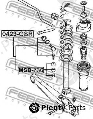 FEBEST part 0423CSR Rod/Strut, stabiliser