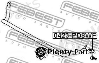  FEBEST part 0423PD8WF Rod/Strut, stabiliser