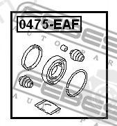  FEBEST part 0475EAF Repair Kit, brake caliper