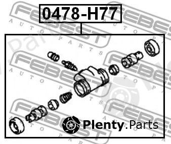  FEBEST part 0478-H77 (0478H77) Wheel Brake Cylinder