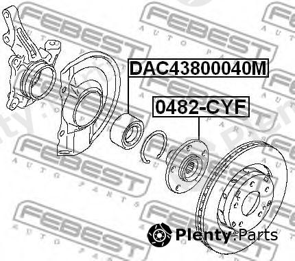  FEBEST part 0482-CYF (0482CYF) Wheel Hub