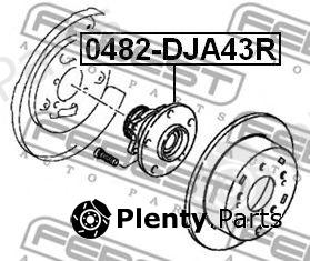  FEBEST part 0482-DJA43R (0482DJA43R) Wheel Hub