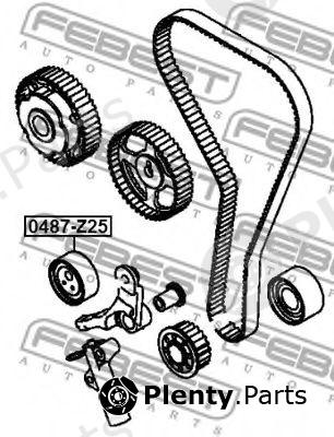 FEBEST part "0487-Z25" (0487Z25) Tensioner Pulley, timing belt