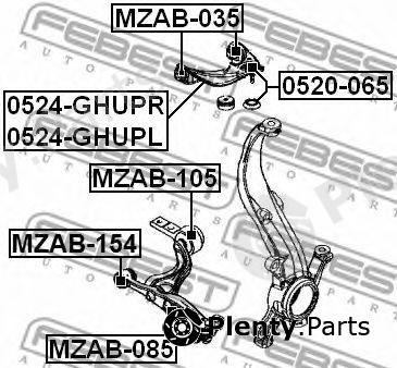  FEBEST part 0520065 Ball Joint