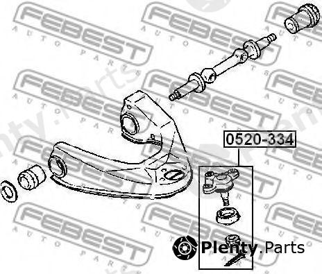  FEBEST part 0520334 Ball Joint